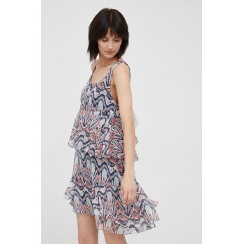 Pepe Jeans rochie Lindsey mini, evazati