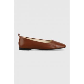 Vagabond balerini de piele Delia culoarea maro,