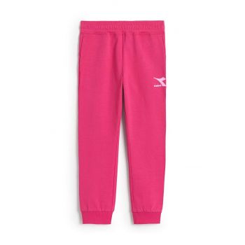 Diadora pantaloni de trening pentru copii culoarea violet, neted