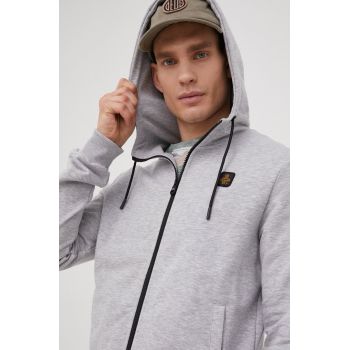 RefrigiWear bluza barbati, culoarea gri, neted