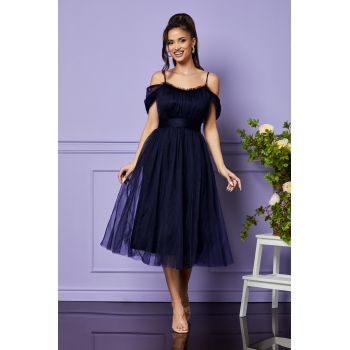 Rochie Queeny Bleumarin