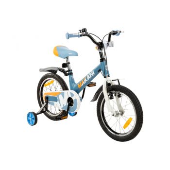 Bicicleta 16 inch cu roti ajutatoare Makani Bayamo Blue la reducere