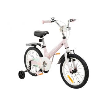 Bicicleta 16 inch Makani cu roti ajutatoare si cadru din magneziu Ostria Pink la reducere