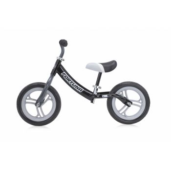 Bicicleta de echilibru Fortuna 2-5 ani grey black de firma originala