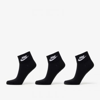 Nike Sportwear Everyday Essential Ankle Socks 3-Pack Black/ White ieftin