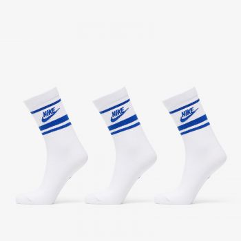 Nike Sportwear Everyday Essential Crew Socks 3-Pack White/ Game Royal la reducere