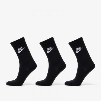 Nike Sportwears Everyday Essential Crew 3-Pack Socks Black/ White ieftin