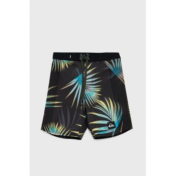 Quiksilver pantaloni scurti de baie copii culoarea gri ieftini