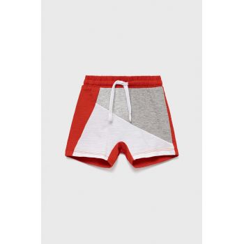 United Colors of Benetton pantaloni scurți din bumbac pentru copii culoarea rosu, de firma originali