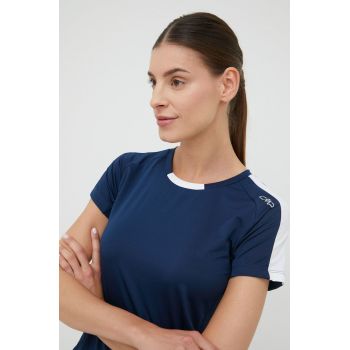 CMP tricou femei, culoarea albastru marin