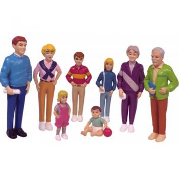 Set Miniland de 8 Figurine Familie de Europeni