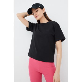 adidas Originals tricou din bumbac Trefoil Moments HE6892 culoarea negru