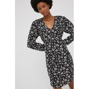 Answear Lab rochie culoarea negru, mini, mulata