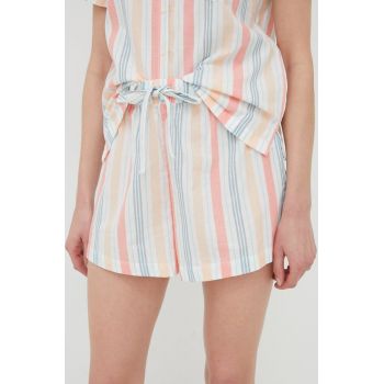 GAP pantaloni scurți de pijama din bumbac femei, modelator, medium waist