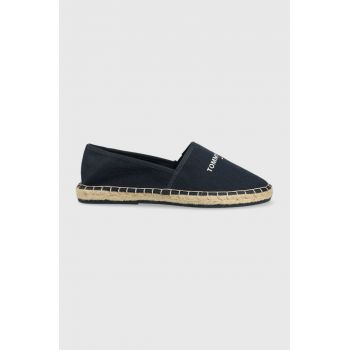 Tommy Jeans espadrile culoarea albastru marin de firma originale