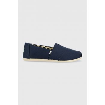 Toms espadrile Alpargata culoarea albastru marin ieftine