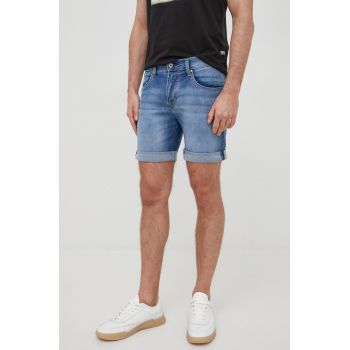 Pepe Jeans pantaloni scurti jeans Cane Short barbati,