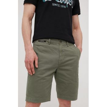 Superdry pantaloni scurti barbati, culoarea verde