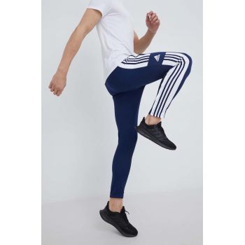 adidas Performance pantaloni de antrenament Squadra 21 HC6273 bărbați, culoarea bleumarin, cu imprimeu HC6273 de firma originali