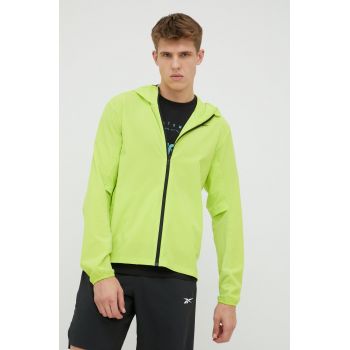 Reebok jacheta de antrenament United By Fitness Speed culoarea verde, de tranzitie ieftina