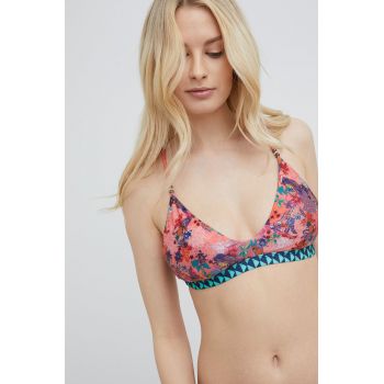 Superdry sutien de baie culoarea portocaliu, cupa usor rigidizata de firma original