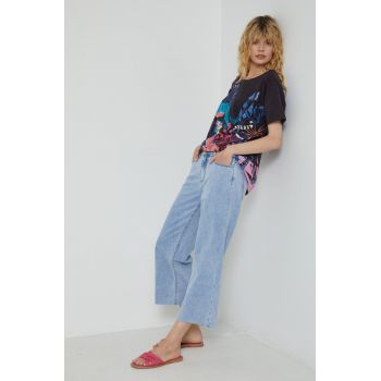 Medicine tricou din bumbac culoarea gri