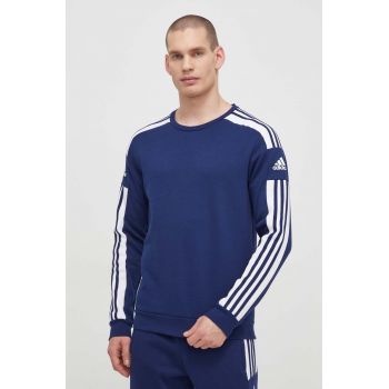 adidas Performance Bluză GT6639 bărbați, culoarea bleumarin, cu imprimeu GT6639 ieftin