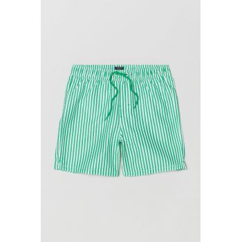 OVS pantaloni scurti de baie copii culoarea alb