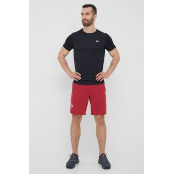 Under Armour tricou de alergare Speed Stride 2.0 1369743 culoarea negru, neted