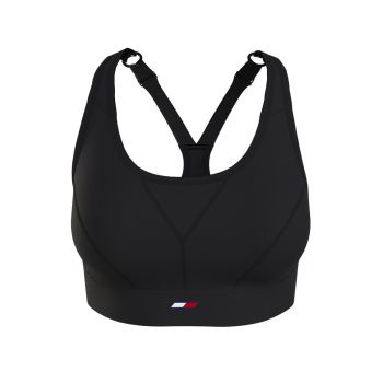 Bustiera racerback cu insertie de plasa pentru fitness