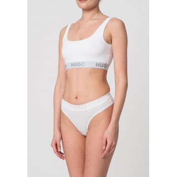 Bustiera cu banda logo Sporty
