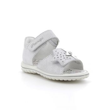 Sandale de piele intoarsa peliculizata cu velcro Sandale de piele intoarsa peliculizata cu velcro