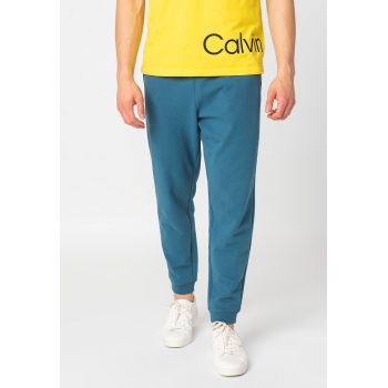 Pantaloni sport cu logo pentru fitness