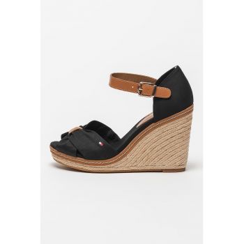 Sandale-espadrile wedge Iconic Elena la reducere