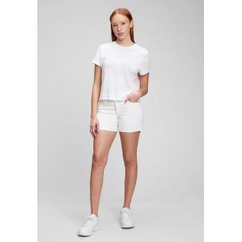 Pantaloni scurti de denim cu talie medie