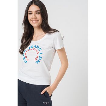 Tricou cu imprimeu logo Cammie