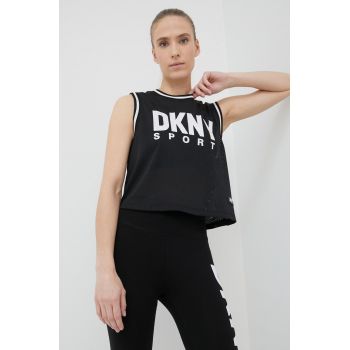 Dkny top femei, culoarea negru