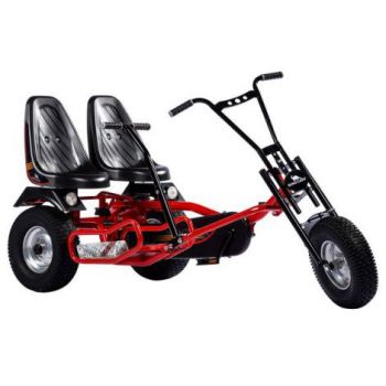 Kart Cu Pedale 2 Rider Zf (rosu negru) de firma original