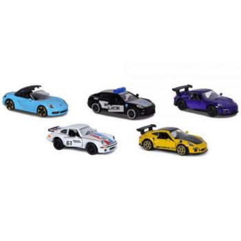 Set Majorette 5 masinute Porsche Premium Cars de firma originala