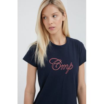 CMP tricou femei, culoarea albastru marin