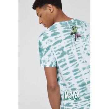 Medicine tricou din bumbac culoarea alb, cu imprimeu