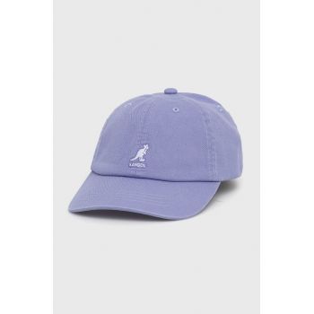 Kangol șapcă din bumbac culoarea violet, uni K5165HT.IL525-IL525