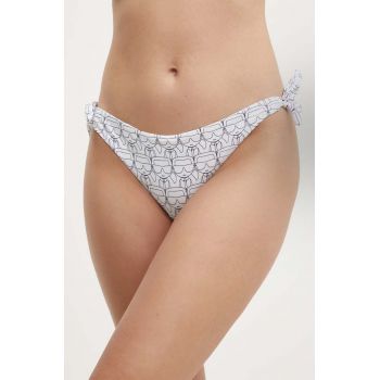 Karl Lagerfeld chiloti de baie culoarea alb de firma original