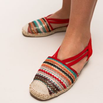 Espadrile Corbin Rosii Espadrile Corbin Rosii