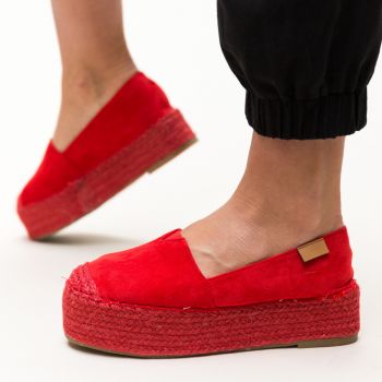 Espadrile Hamudek Rosii Espadrile Hamudek Rosii