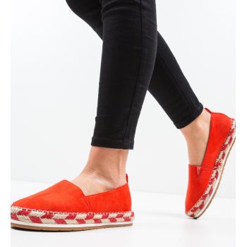 Espadrile Amiz Rosii