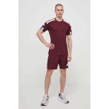 adidas Performance Pantaloni scurți GN8083 bărbați, culoarea maro GN8083 ieftini