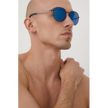 Armani Exchange Ochelari de soare bărbați, culoarea albastru marin de firma originali