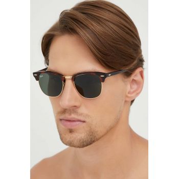 Ray-Ban ochelari bărbați, culoarea maro de firma originali