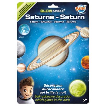 Decoratiuni de perete fosforescente Planeta Saturn